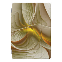 Colors of Precious Metals, Abstract Fractal Art iPad Pro Cover