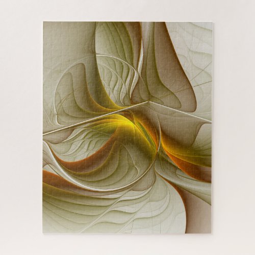 Colors of Precious Metals Abstract Fractal Art Jigsaw Puzzle