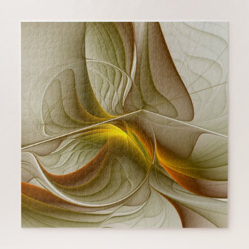 Colors of Precious Metals Abstract Fractal Art Jigsaw Puzzle