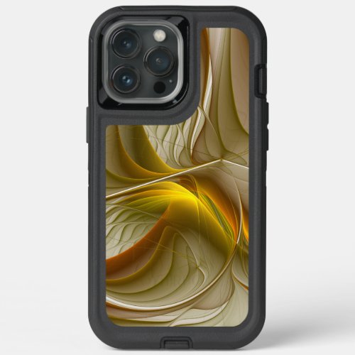 Colors of Precious Metals Abstract Fractal Art iPhone 13 Pro Max Case