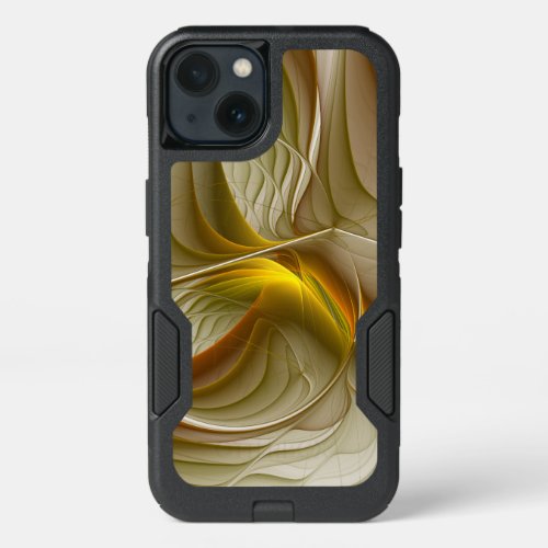 Colors of Precious Metals Abstract Fractal Art iPhone 13 Case