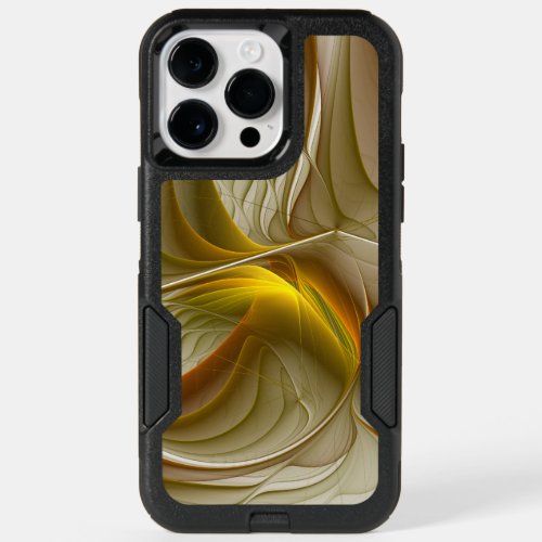 Colors of Precious Metals Abstract Fractal Art OtterBox iPhone 14 Pro Max Case