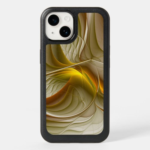Colors of Precious Metals Abstract Fractal Art OtterBox iPhone 14 Case