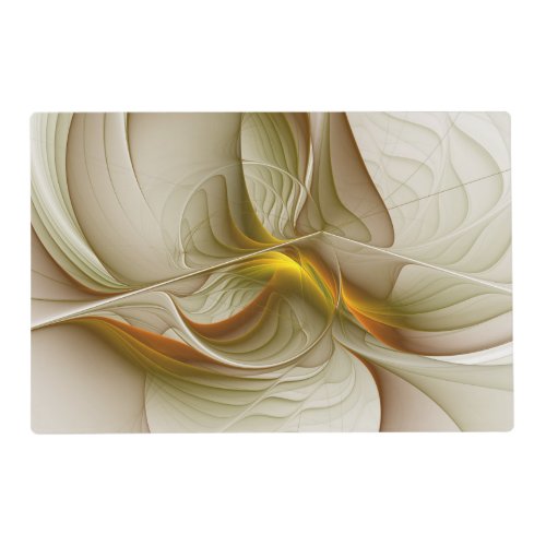Colors of Precious Metals Abstract Fractal Art Placemat