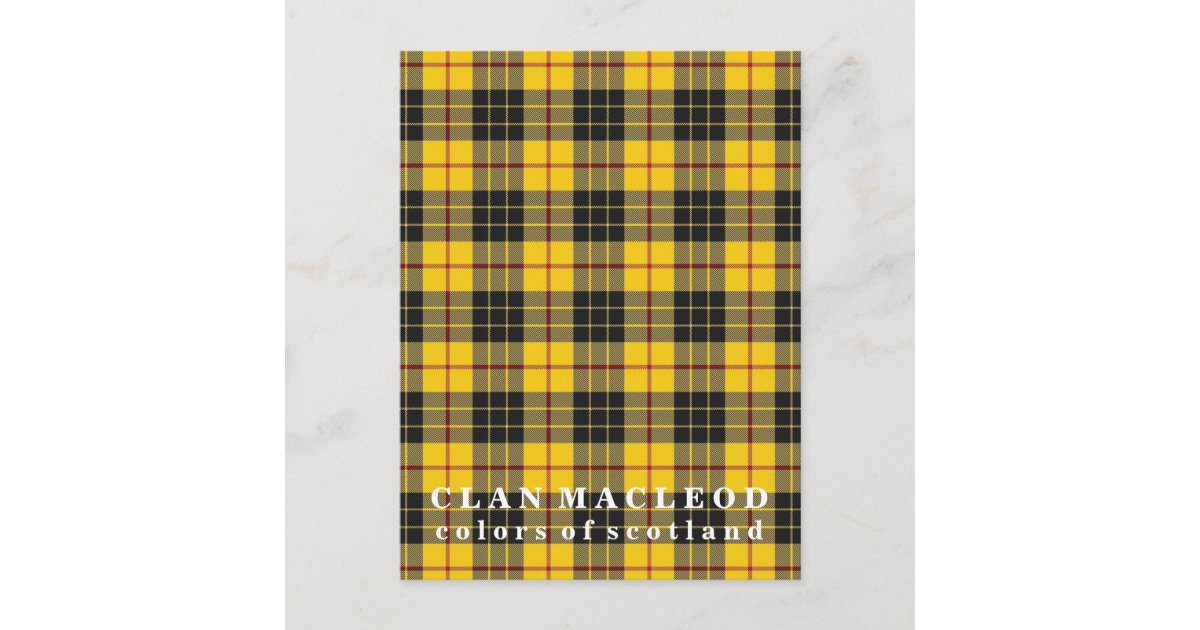 MacLeod Tartan & Clan MacLeod, ScotlandShop