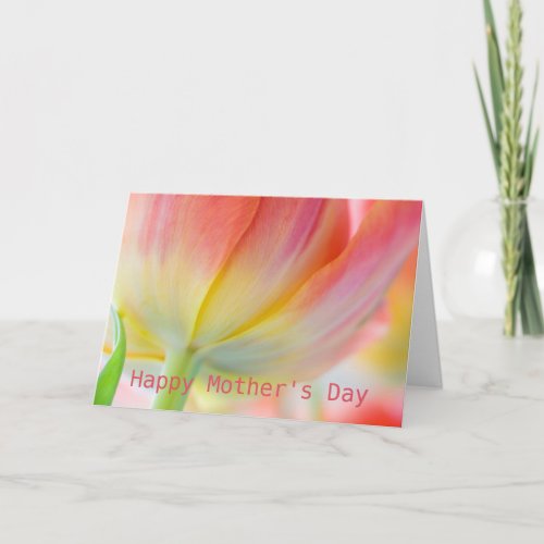 Colors of Spring  Mothers Day Greeting Card