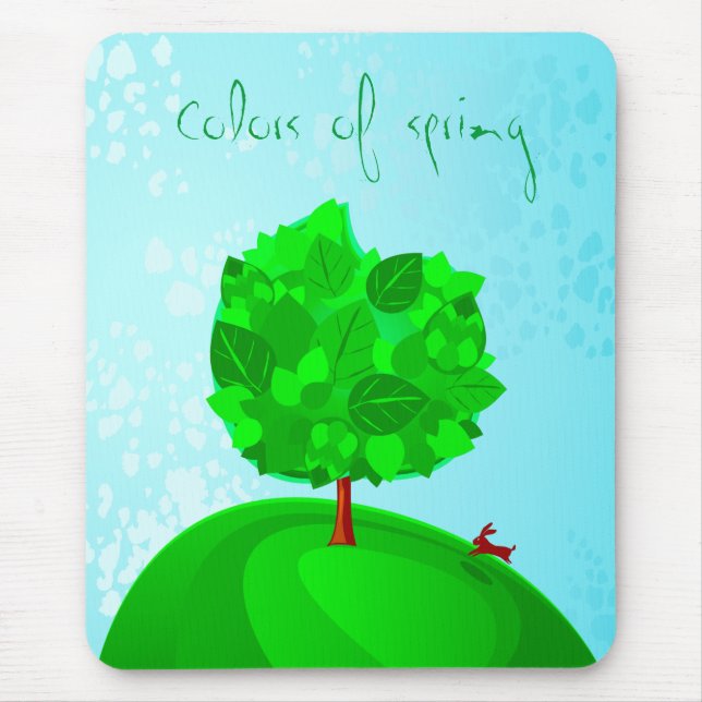 Colors of spring, mousepad (Front)
