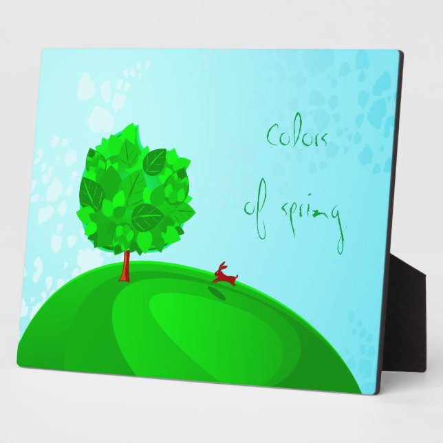 Colors of spring, plaque (Side)