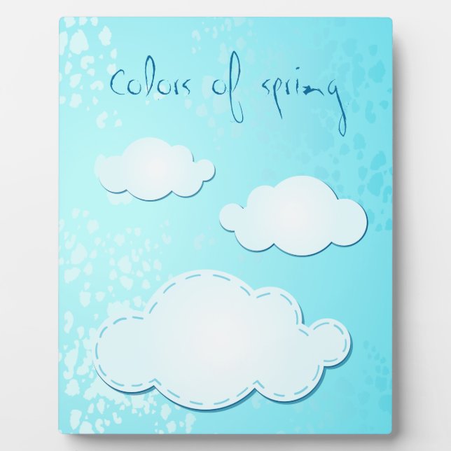 Colors of spring, plaque (Front)