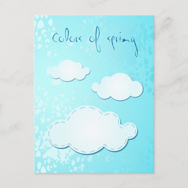 Colors of spring, postcard (Front)