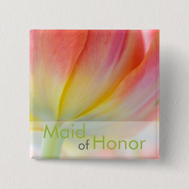 Colors of Spring • Wedding Button (Front)