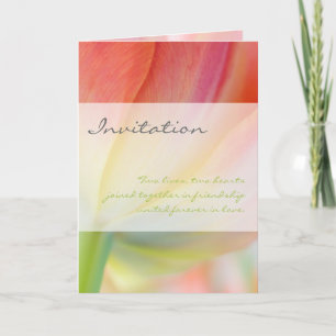 Colors of Spring • Wedding Invitation Card