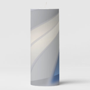 Colors of stones pillar candle