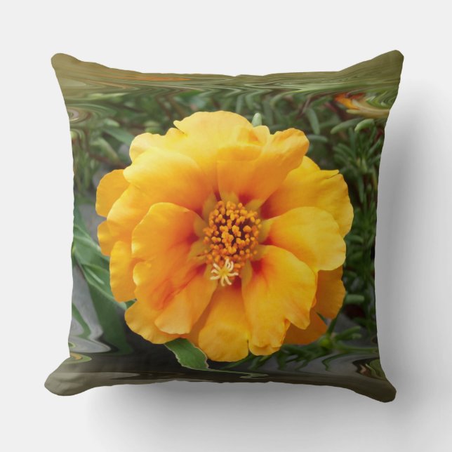 Colors of summer throw pillow (Front)