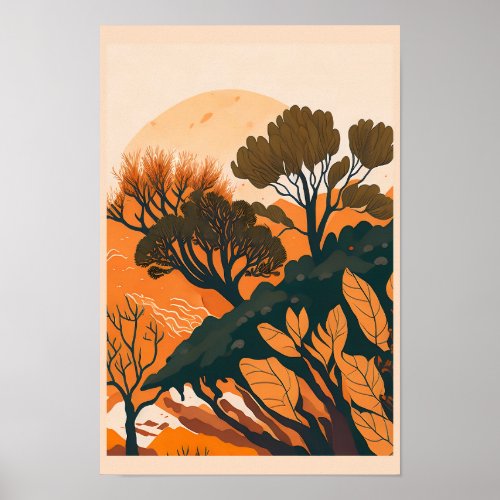 Colors of the Desert Poster