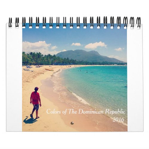 Colors of The Dominican Republic Calendar