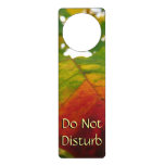 Colors of the Maple Leaf Autumn Nature Photography Door Hanger