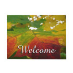 Colors of the Maple Leaf Autumn Nature Photography Doormat