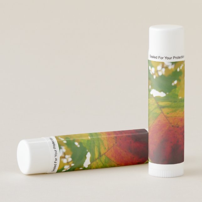 Colors of the Maple Leaf Autumn Nature Photography Lip Balm (Front)