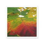 Colors of the Maple Leaf Autumn Nature Photography Napkins