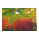 Colors of the Maple Leaf Autumn Nature Photography Placemat