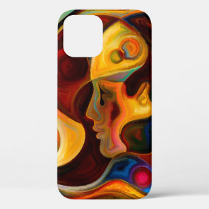 Colors of the Mind series. Design made of elements iPhone 12 Case