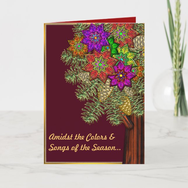Colors of the Season Holiday Card (Front)