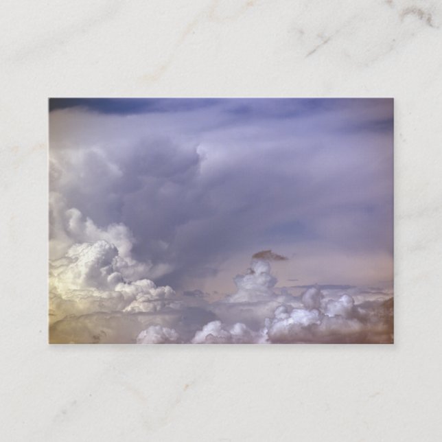 Colors of the Sky Mini Print Business Card (Front)