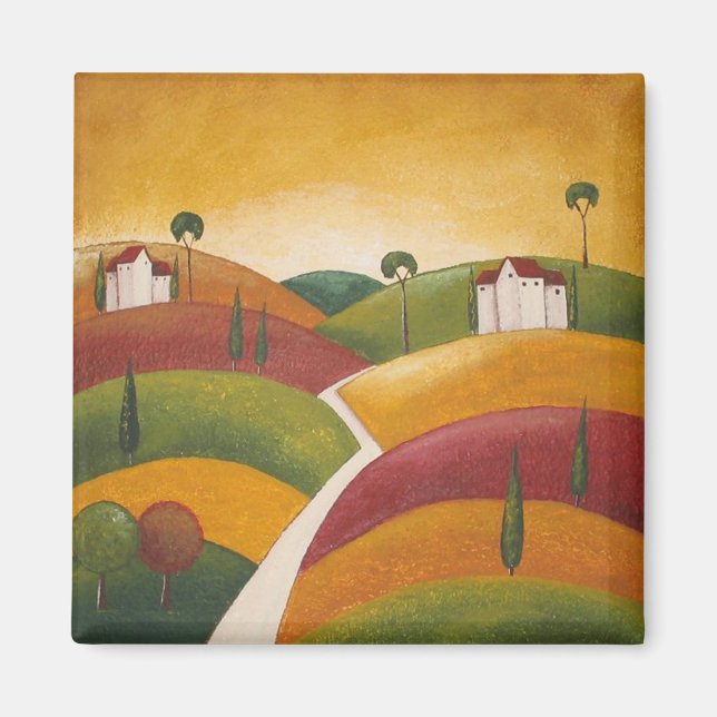 Colors of Tuscany Magnet (Front)