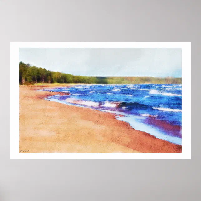 Water Poster Color Colors of Water Poster | Zazzle