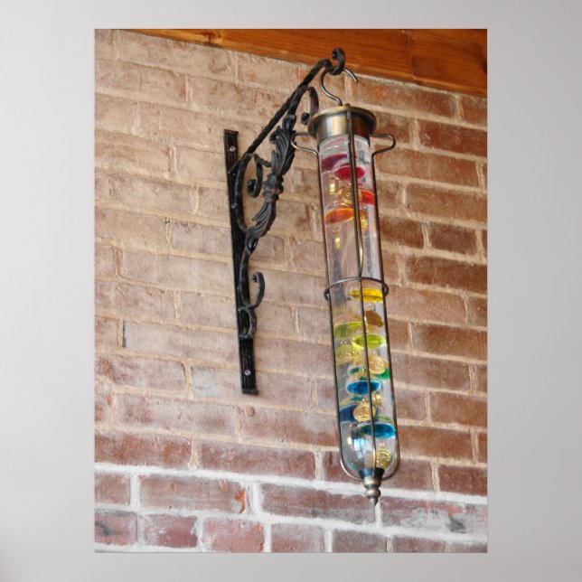 Colors On A Brick Wall Poster (Front)