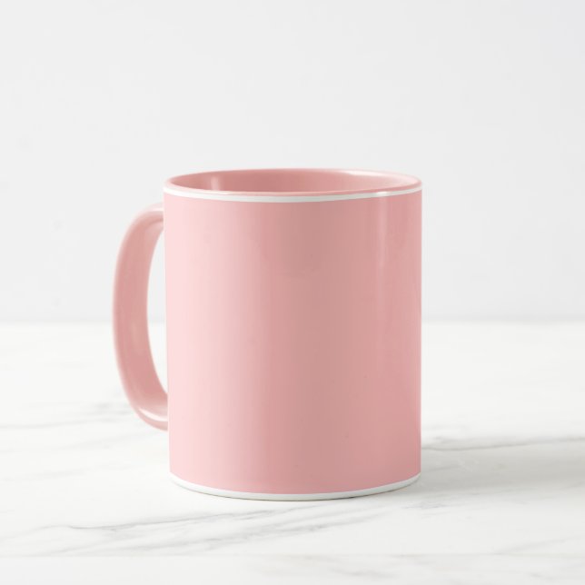 Colors Pale Pink  Mug (Front Left)
