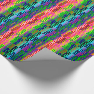 Colors Rainbow Arrows pattern giftwrap paper