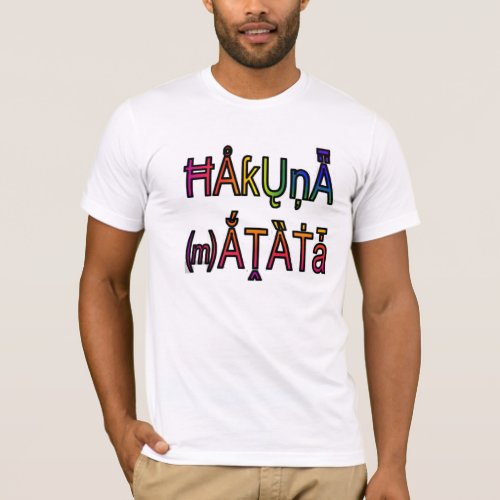 Colors Rasta Farians Black Vintage Hakuna Matata t T_Shirt