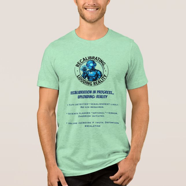 Colors Rebotic Processing Tri-Blend Shirt (Front)