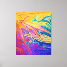 Colors River Abstract Painting | Best Fine Art