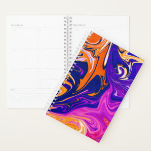 Colors Storm Best abstract colorful painting Planner
