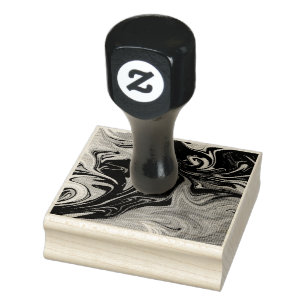 Colors Storm   Best abstract colorful painting Rubber Stamp