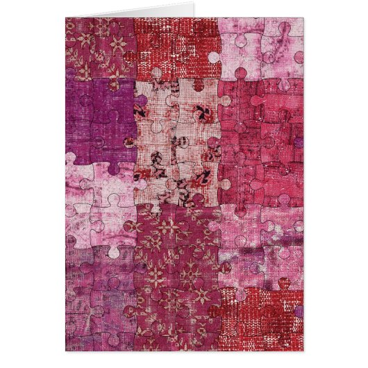 Colors Texture Puzzle Card (Front)