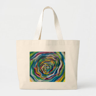 Colors Wheel Large Tote Bag
