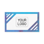 Colors & White, Unique, Blue, Purple, Watercolors Business Card
