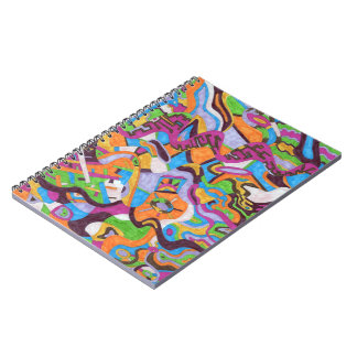 "Colorscape" Abstract Art Notebook
