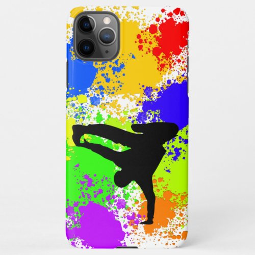 Colorsplash breakdancer  iPhone 11Pro max case