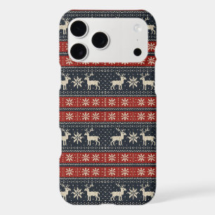 Colorwork/Fair isle traditional winter pattern iPhone 17 Pro Max Case