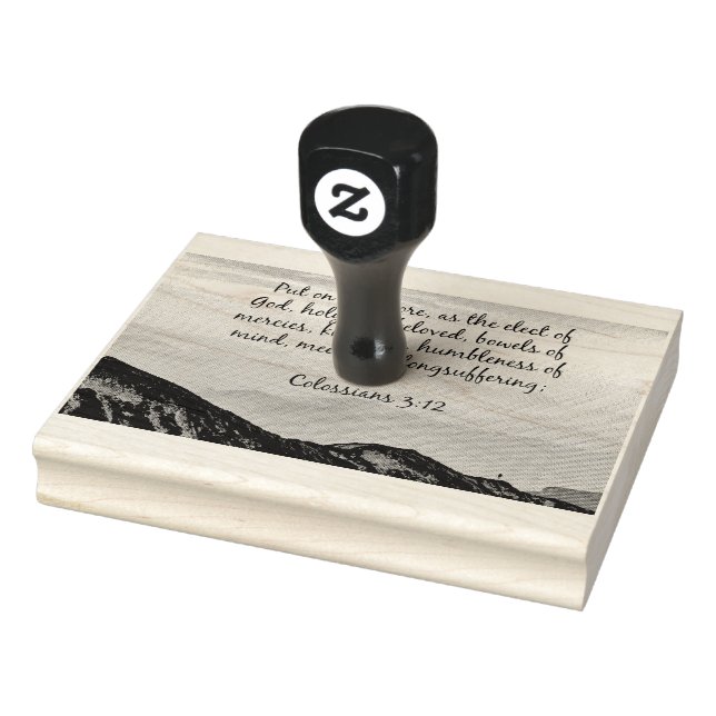 Colosians 3:12 rubber stamp (Stamp)