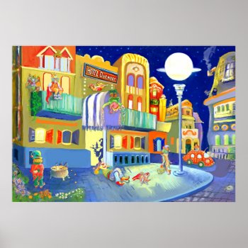 ***colossal Goblins' Hotel*** Poster by Alejandro at Zazzle