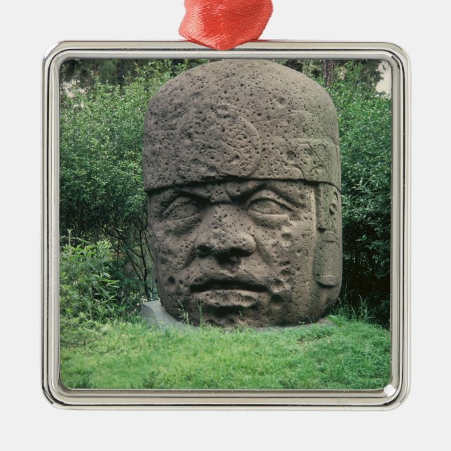 Colossal Head Metal Ornament (Front)