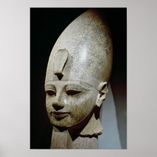 Colossal head of Amenhotep III, from al-Qurnah Poster