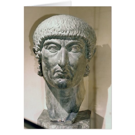 Colossal head of Emperor Constantine I Cards (Front)