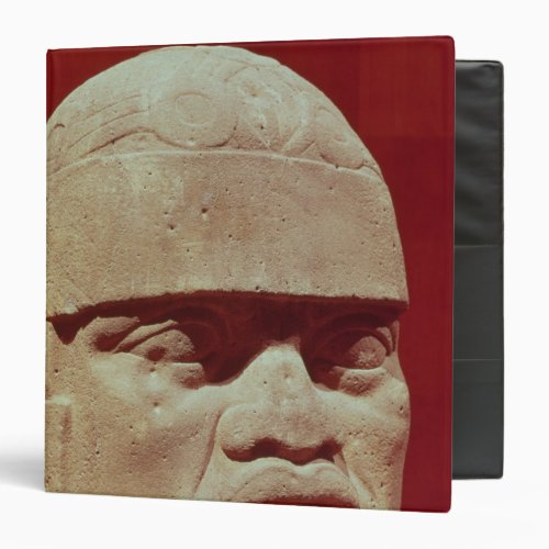 Colossal head Olmec 3 Ring Binder